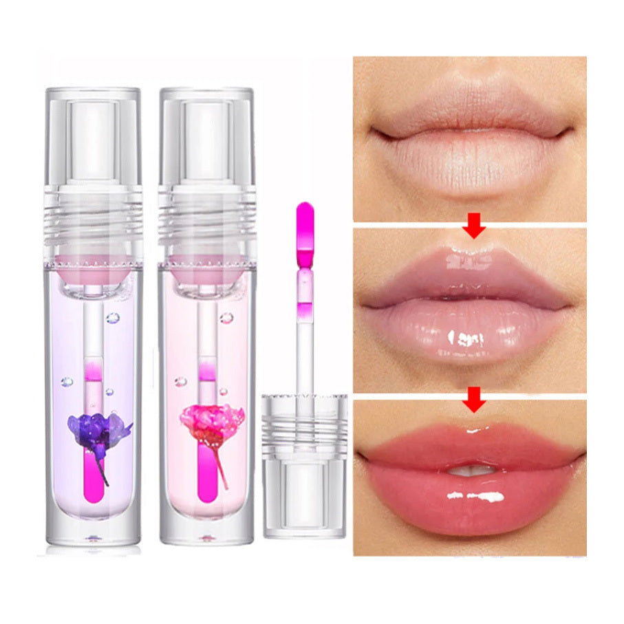 Flower Color Changing Lip Oil Moisturizing