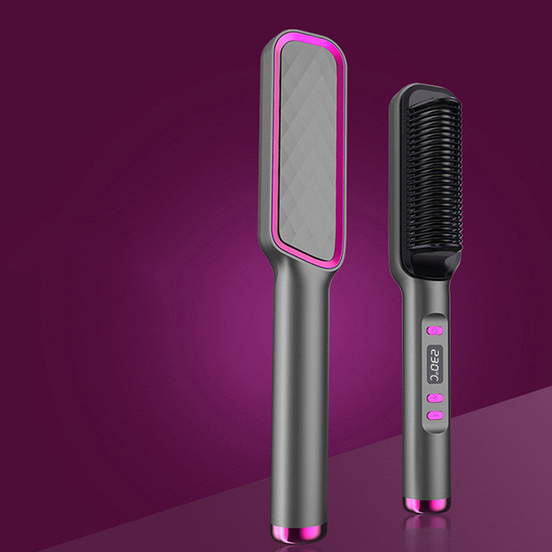 Multifunctional Comb-Anti-scalp Ion Straight Curling Tool