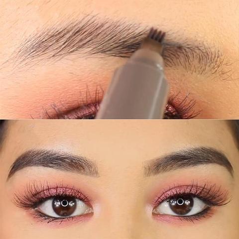 Waterproof Natural Four-claw Eyebrow Tattoo Pencil