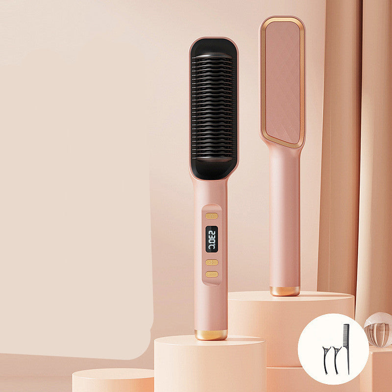 Multifunctional Comb-Anti-scalp Ion Straight Curling Tool
