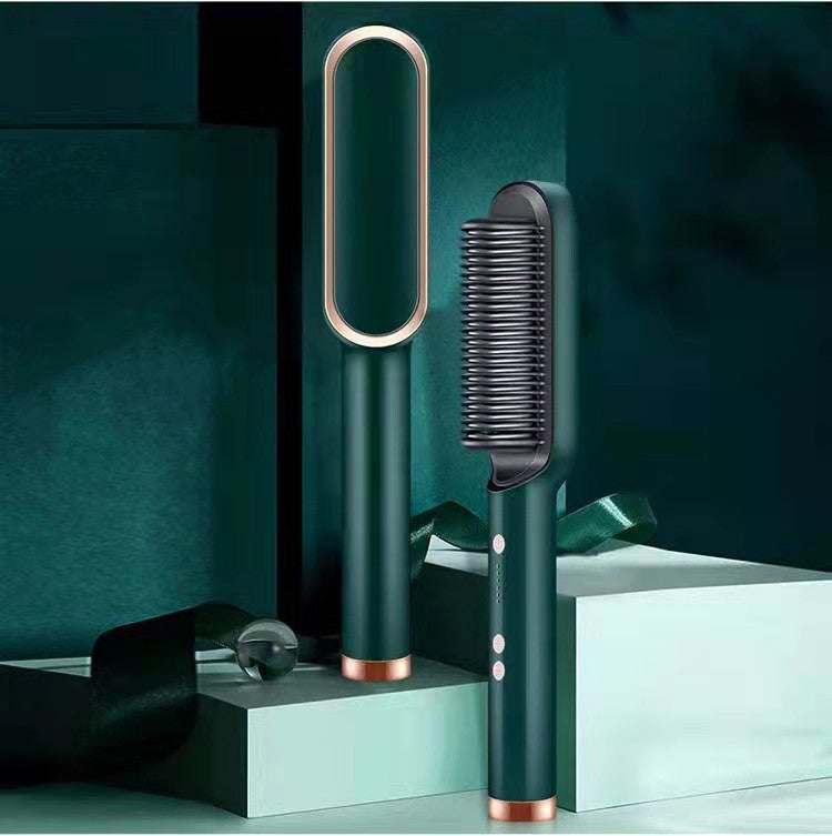 2 In 1 Hair Straightener Hot Comb/Curling Dual-purpose Electric Beauty Tool