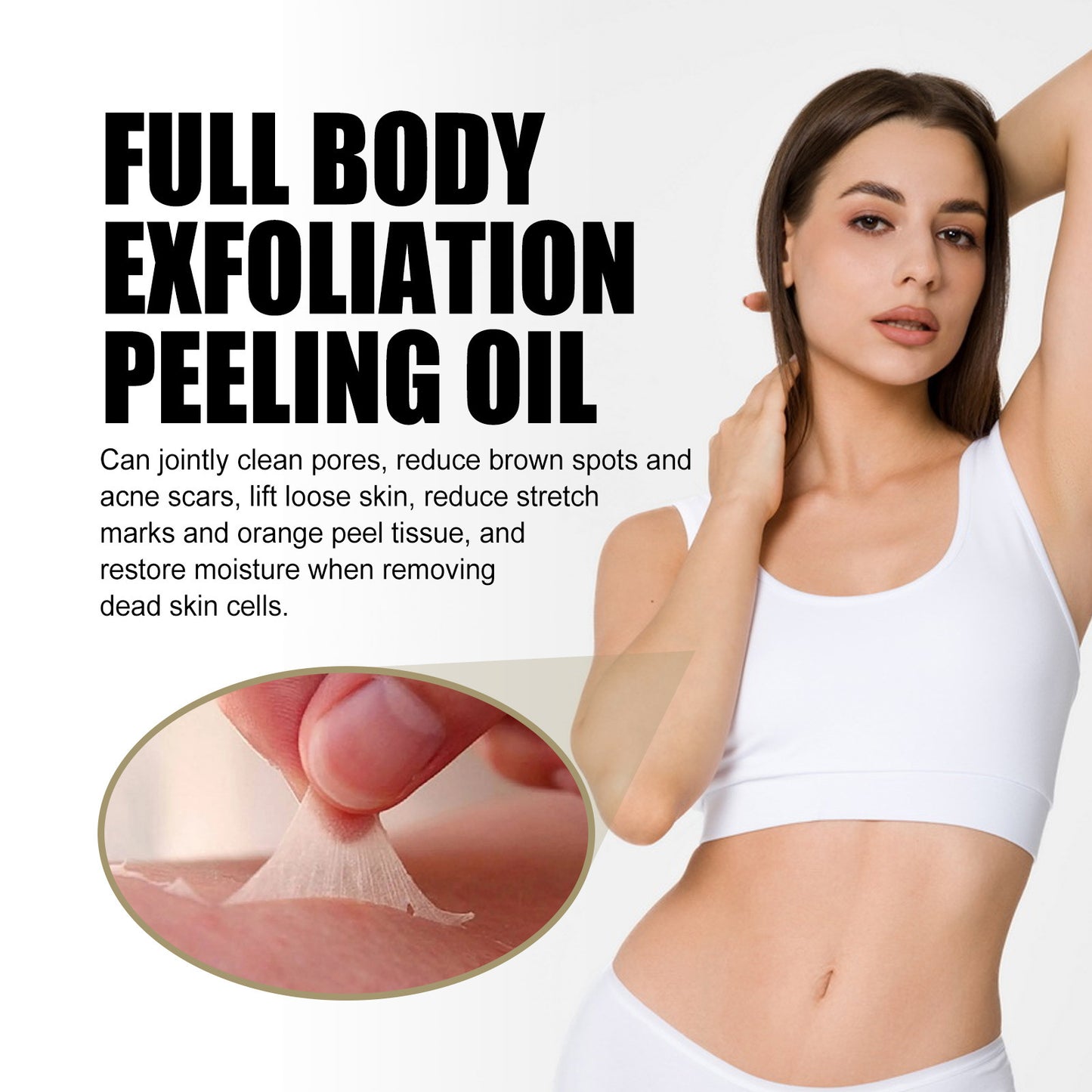 Delicate Brightening Body Cleaning Exfoliating Oil