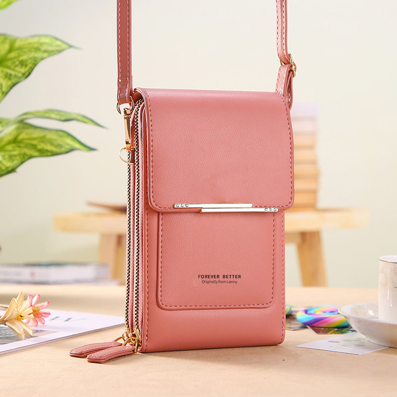 Touch Screen Mobile Cross Body Bag
