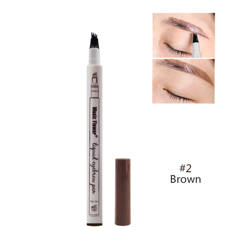 Waterproof Natural Four-claw Eyebrow Tattoo Pencil