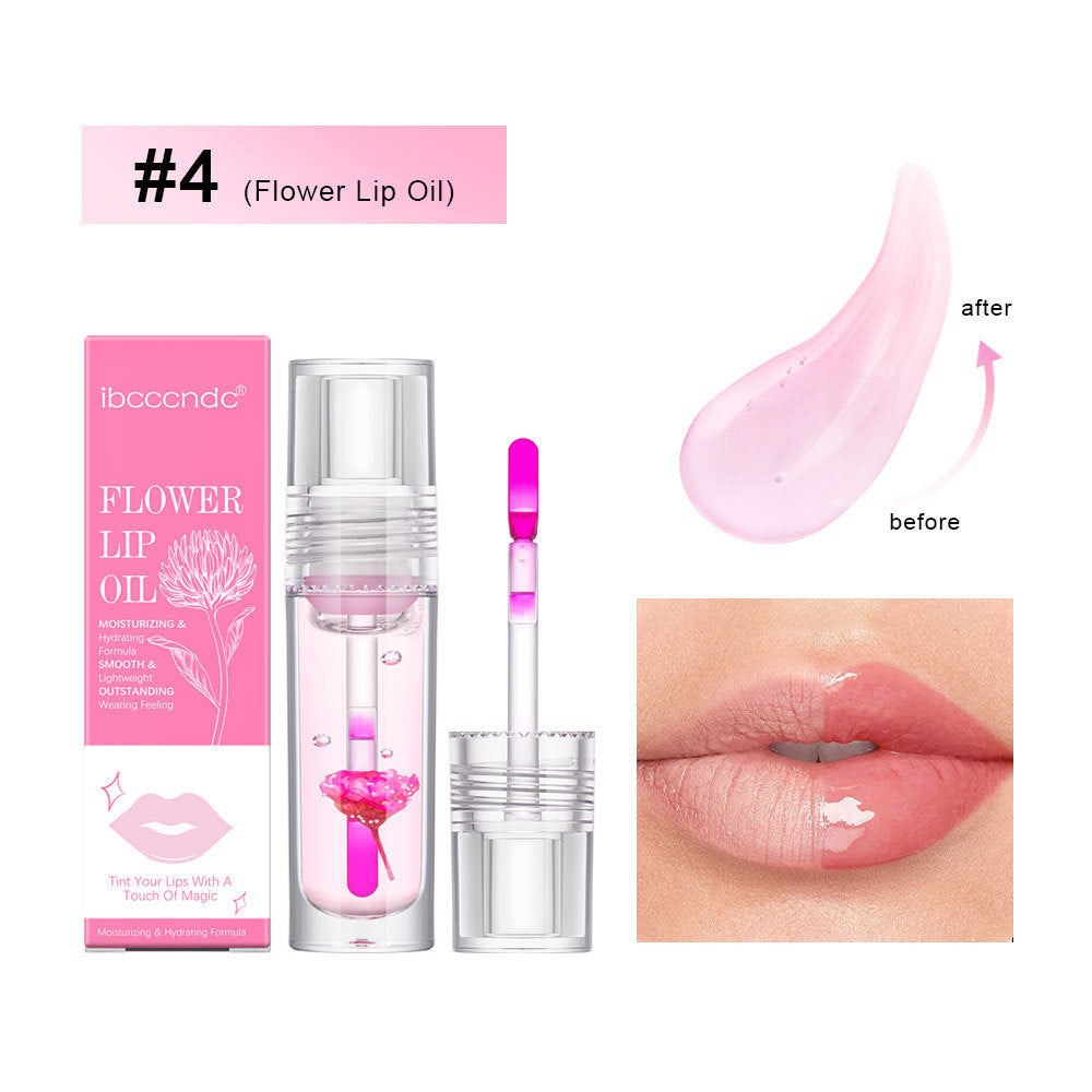 Flower Color Changing Lip Oil Moisturizing