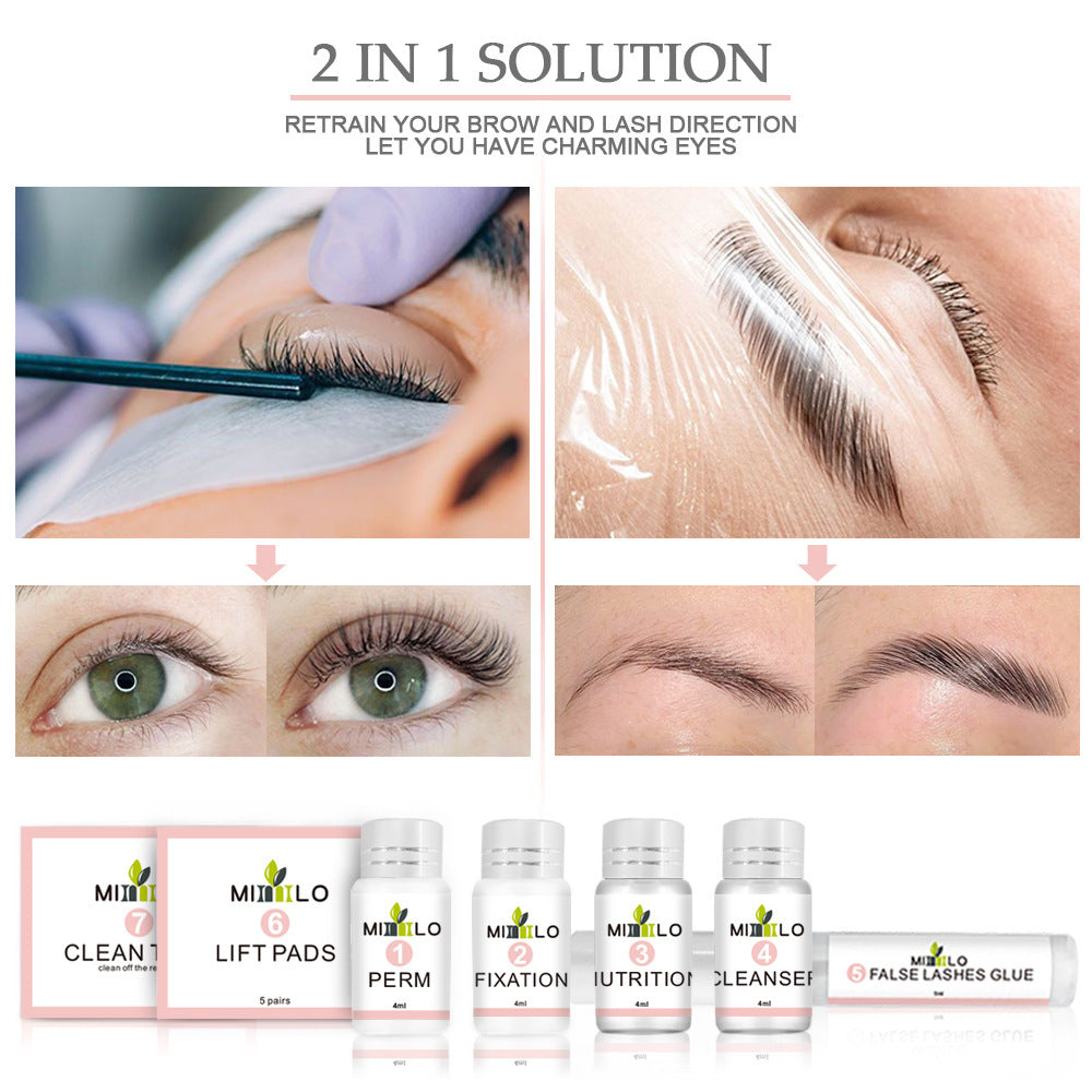 Eyelash scalding set-full eyebrows kit