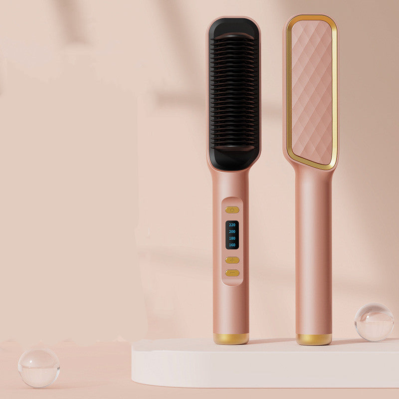 Multifunctional Comb-Anti-scalp Ion Straight Curling Tool
