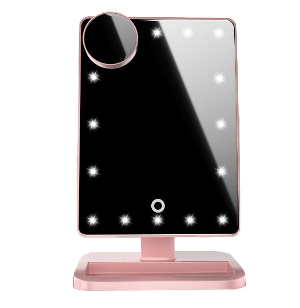 High-Tech Beauty Tool-Touch Screen Makeup Mirror With LED/Bluetooth/Music/10X Magnifying