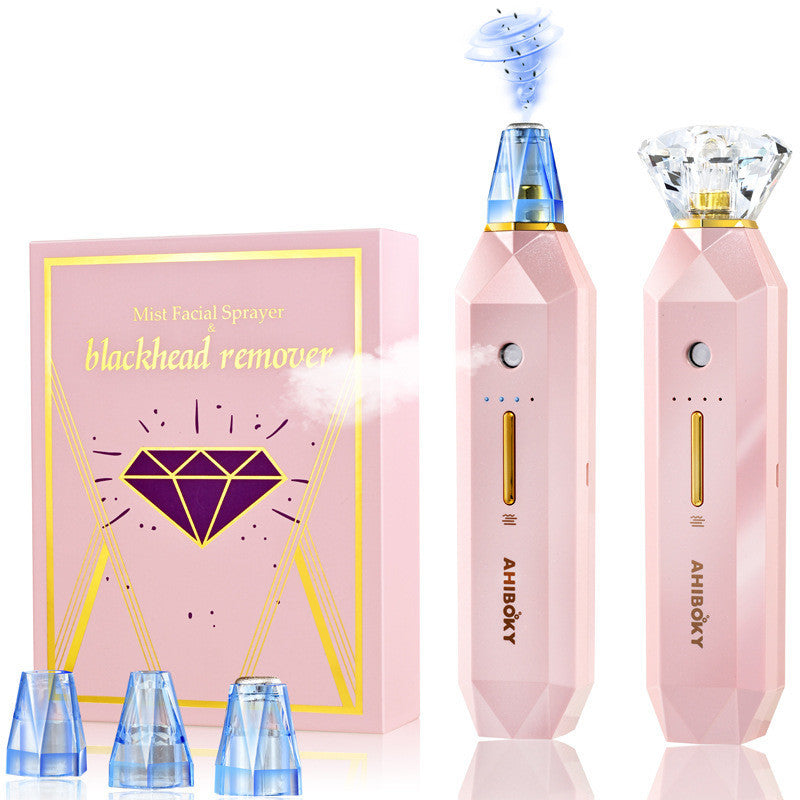 2-IN-1 Blackhead Remover Vacuum & Mist Facial Sprayer - New Beauty Tool