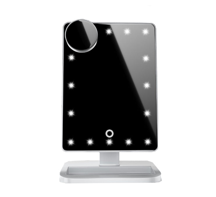 High-Tech Beauty Tool-Touch Screen Makeup Mirror With LED/Bluetooth/Music/10X Magnifying