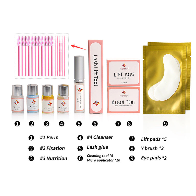 Upgrade Version Lash Lift Kit ICONSIGN Lifting Perm Eyelash Eyes Makeup