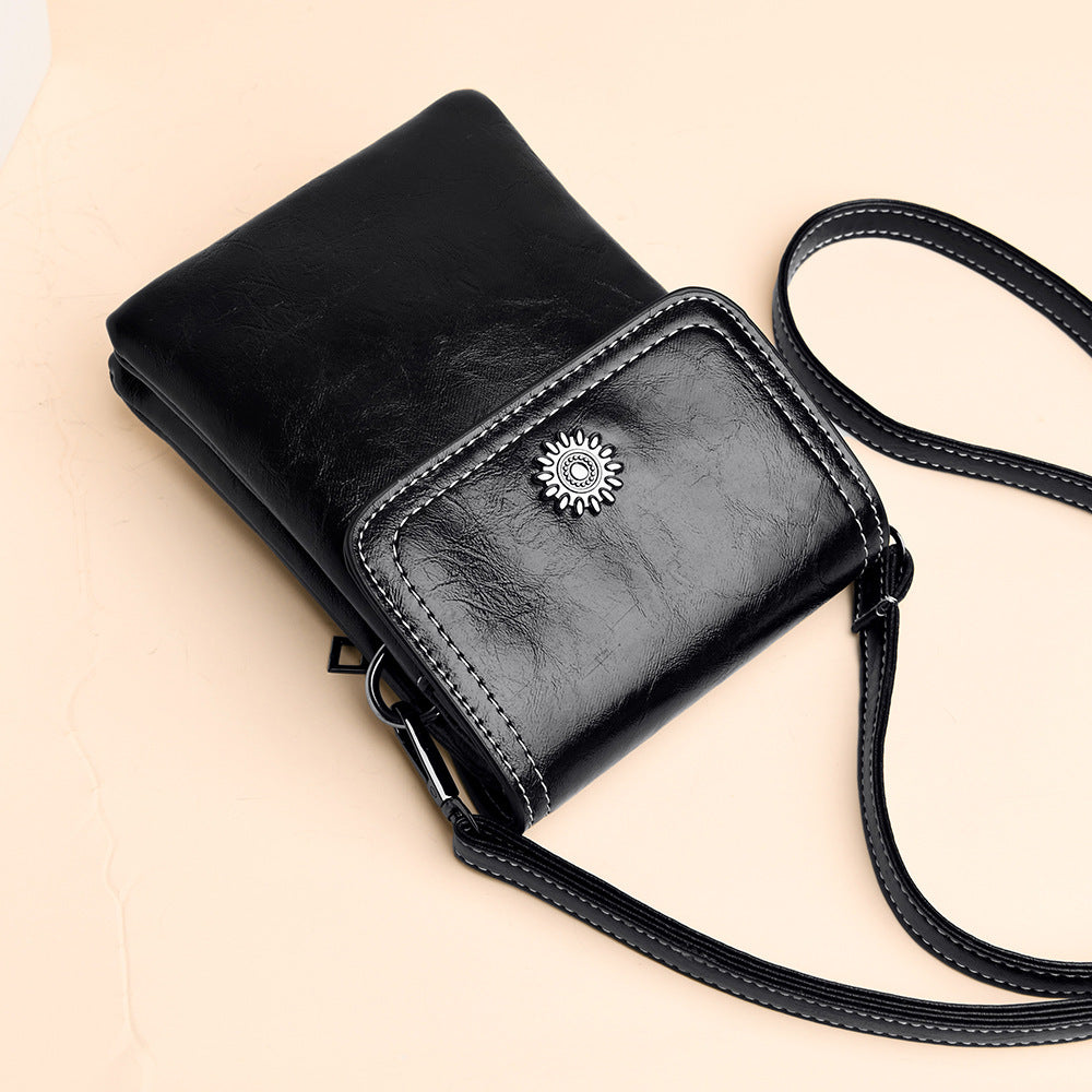 Simple Large Capacity Mini Cross Body Bag