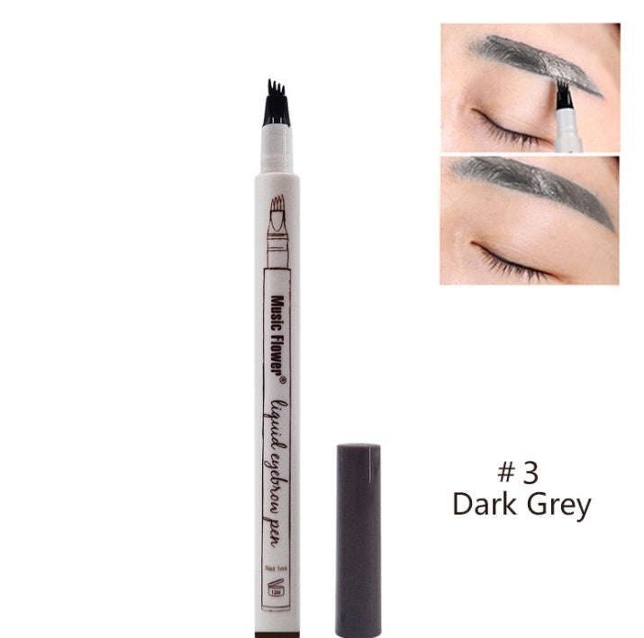 Waterproof Natural Four-claw Eyebrow Tattoo Pencil