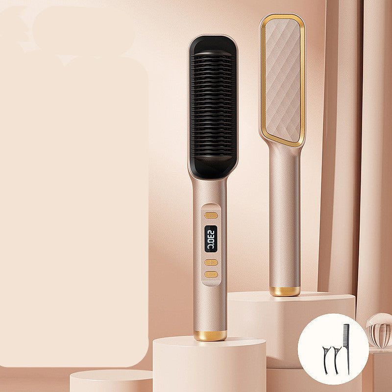 Multifunctional Comb-Anti-scalp Ion Straight Curling Tool