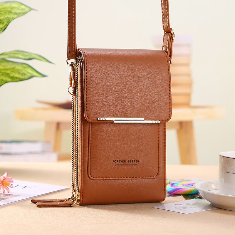Touch Screen Mobile Cross Body Bag