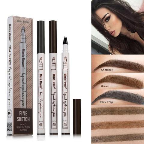 Waterproof Natural Four-claw Eyebrow Tattoo Pencil