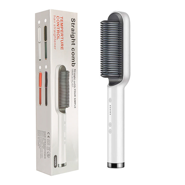 2 In 1 Hair Straightener Hot Comb/Curling Dual-purpose Electric Beauty Tool