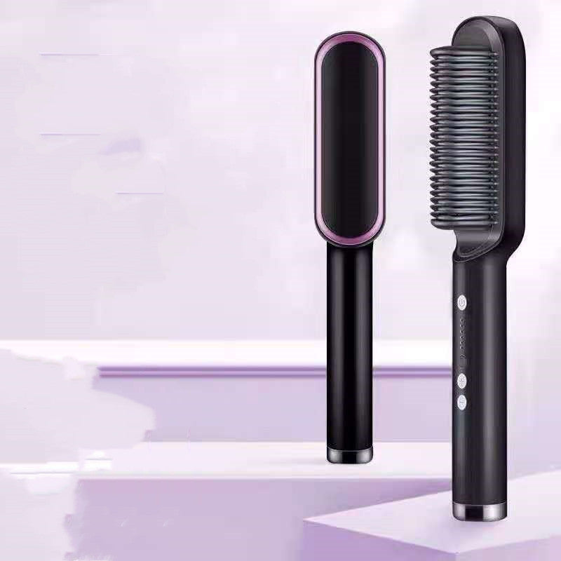 2 In 1 Hair Straightener Hot Comb/Curling Dual-purpose Electric Beauty Tool