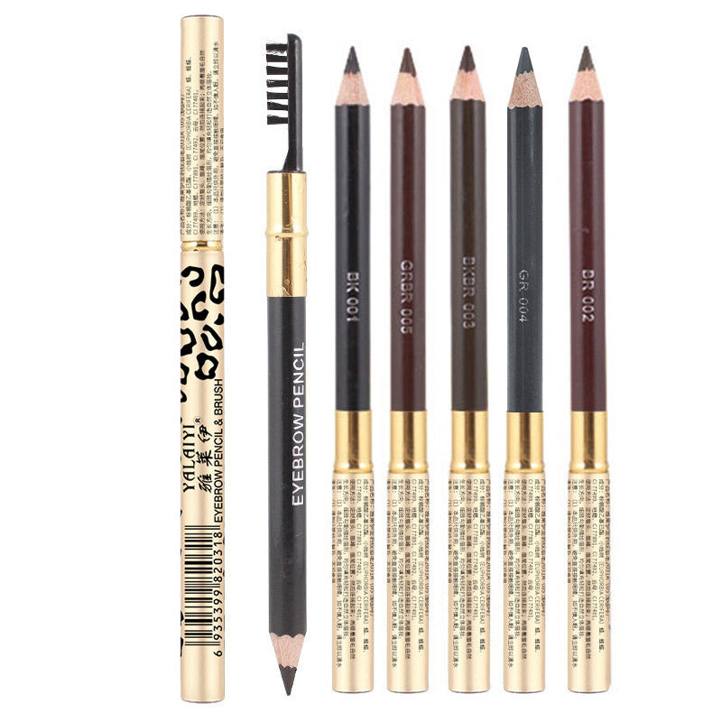 Yalaiyi Eyebrow Pencil Set,Waterproof,Distinct Look Wild Eyebrow Pencil