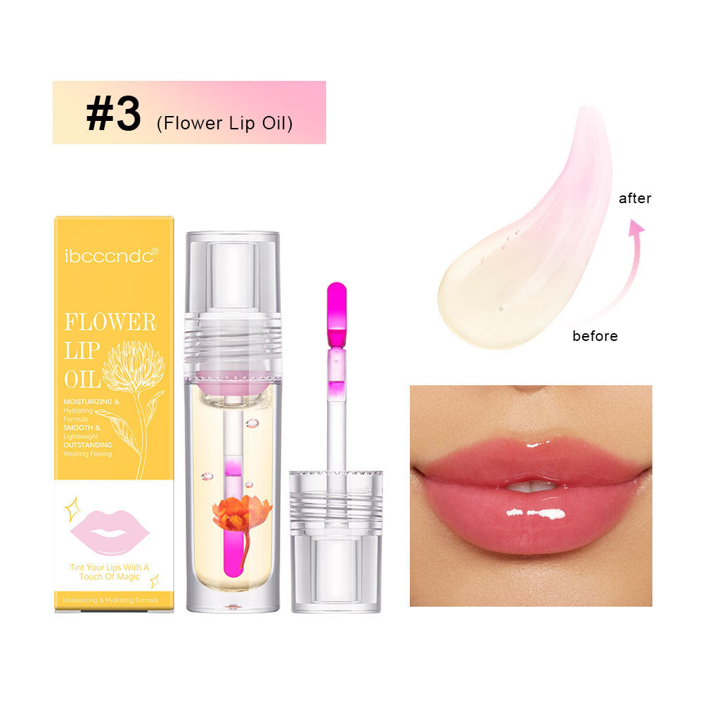Flower Color Changing Lip Oil Moisturizing