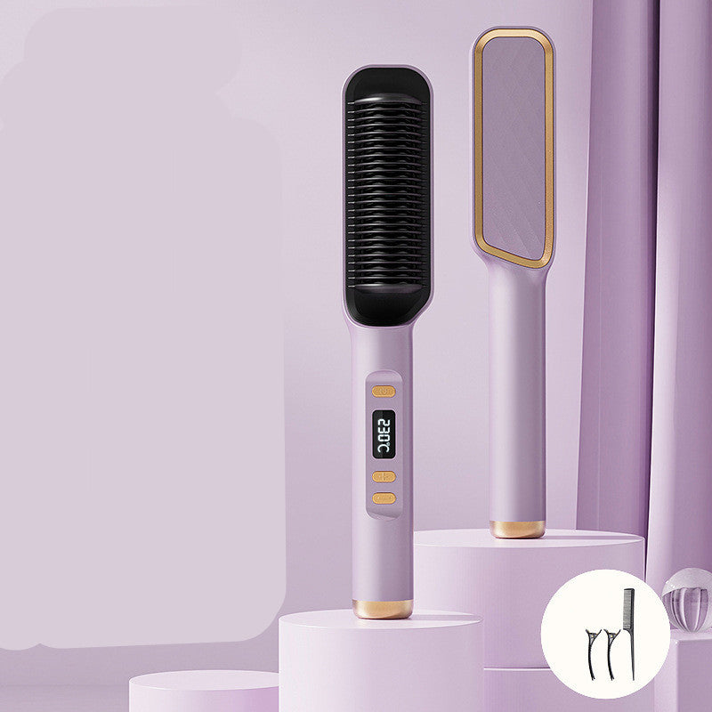 Multifunctional Comb-Anti-scalp Ion Straight Curling Tool
