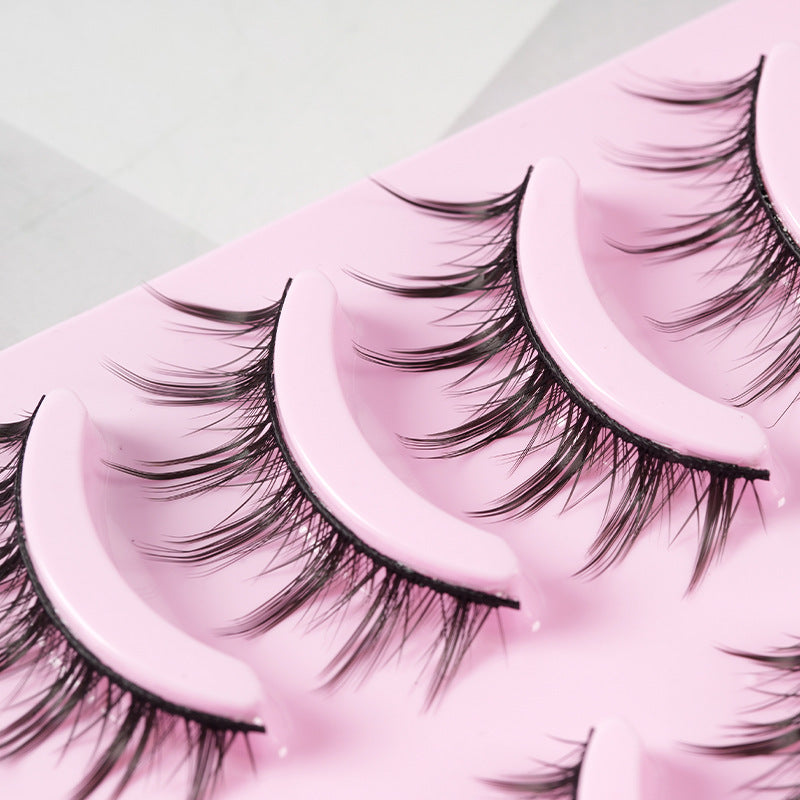 5 Pairs Manga Lashes Natural Wispy Eyelashes