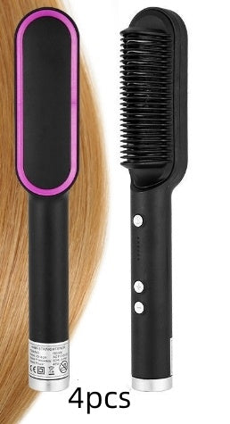 2 In 1 Hair Straightener Hot Comb/Curling Dual-purpose Electric Beauty Tool