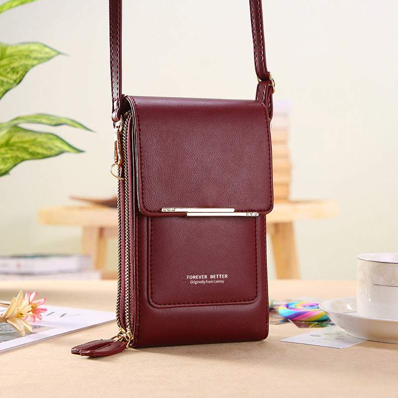 Touch Screen Mobile Cross Body Bag