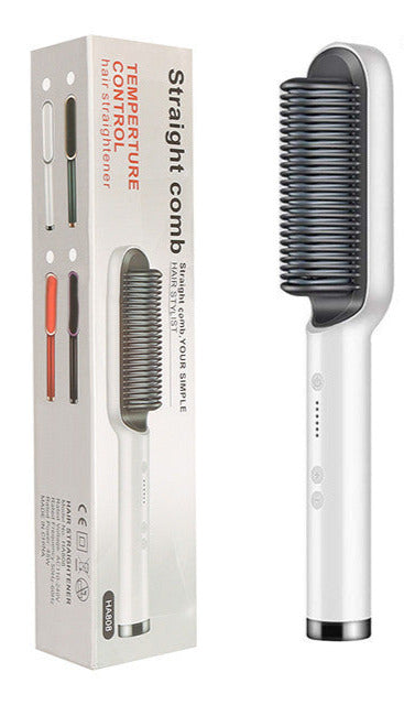 2 In 1 Hair Straightener Hot Comb/Curling Dual-purpose Electric Beauty Tool