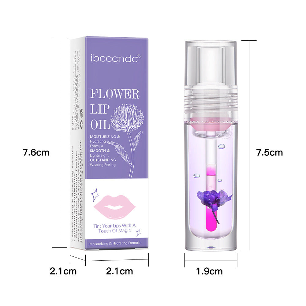Flower Color Changing Lip Oil Moisturizing