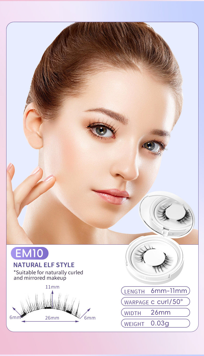 Natural Eyelashes Magnetic Suction Easy To Wear