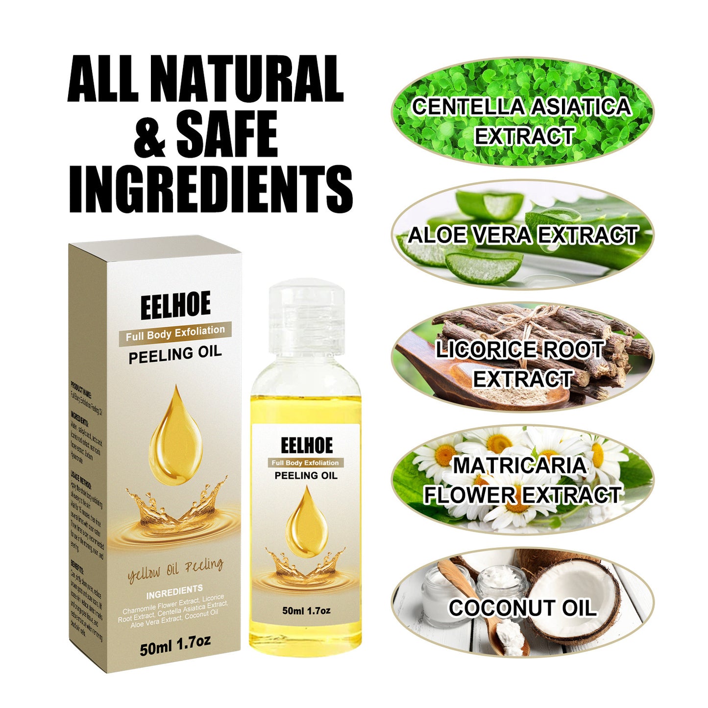 Delicate Brightening Body Cleaning Exfoliating Oil