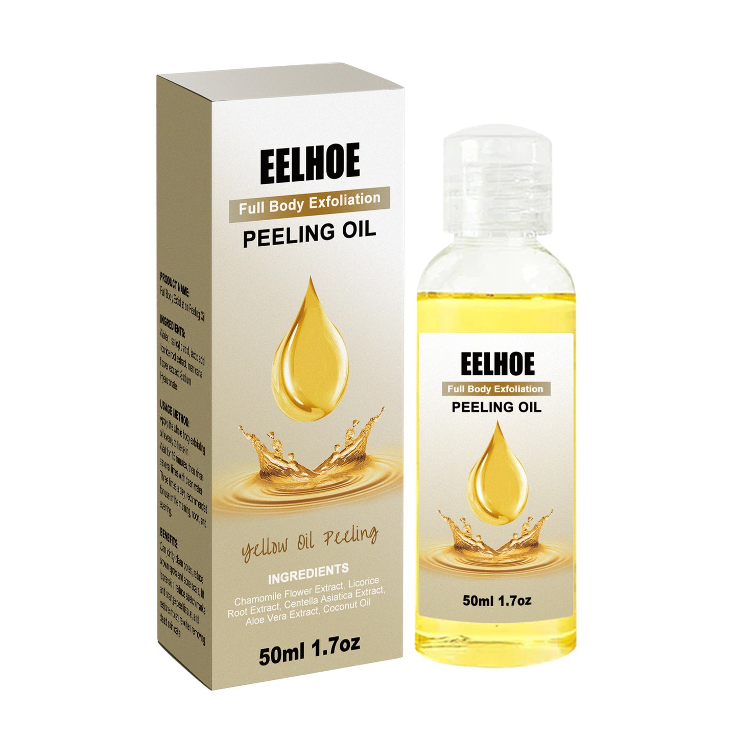 Delicate Brightening Body Cleaning Exfoliating Oil