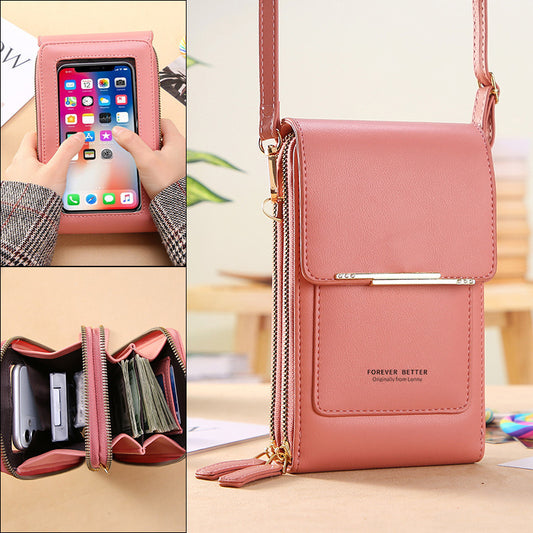 Touch Screen Mobile Cross Body Bag